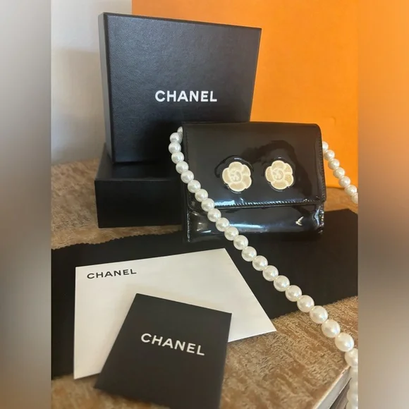 Chanel Black Patent Leather Bag